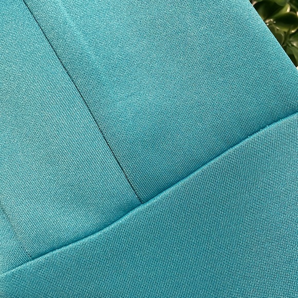 Teal Spaghetti Strap Flowy Dress - Stretchy with Zipper Bsck - Size XS/S - Picture 3 of 5